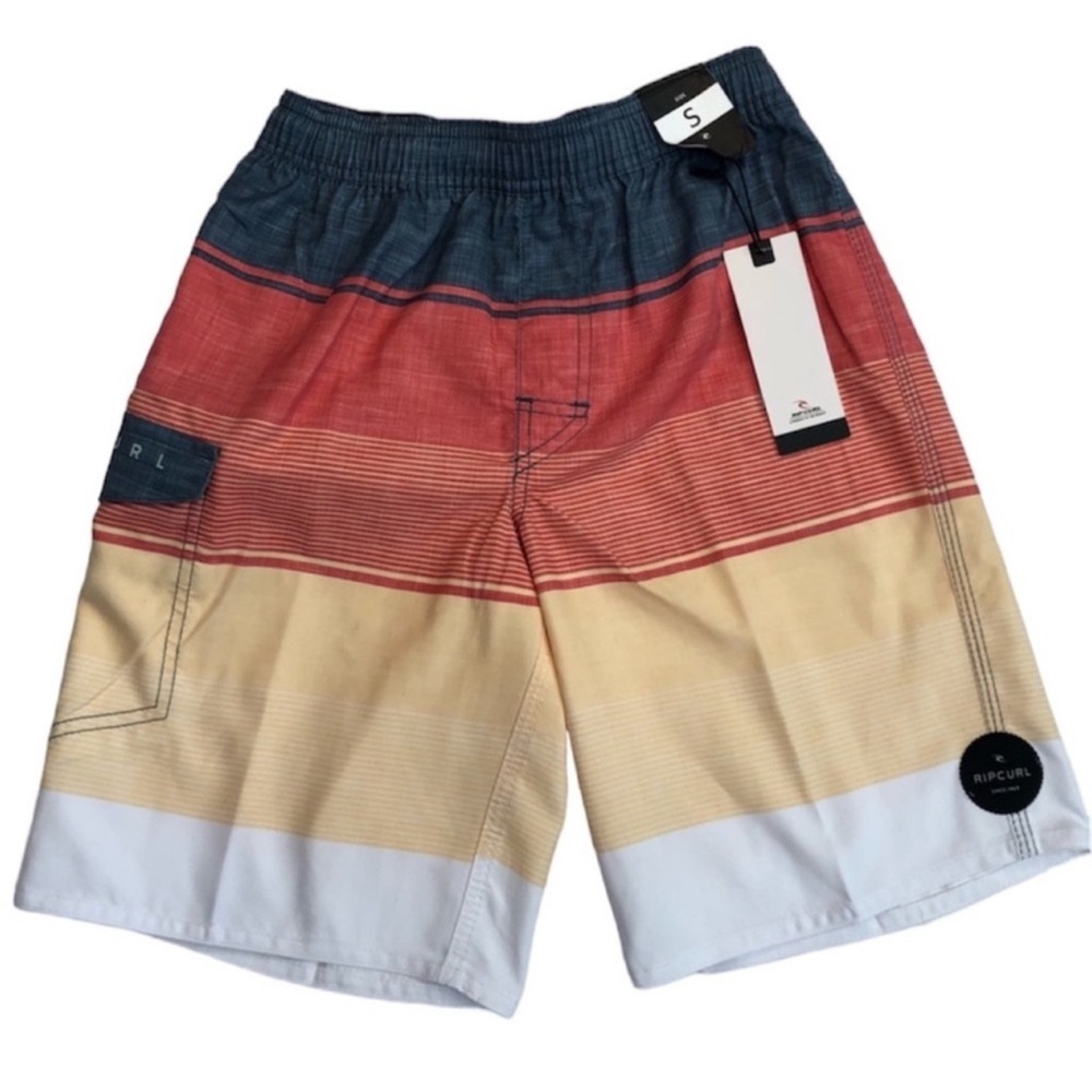 Rip Curl Good Vibes Board Shorts Swim Trunks NWT Boy’s Size Small
